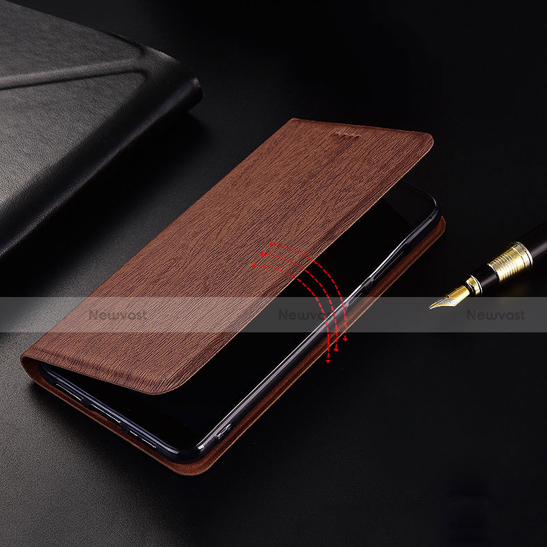 Leather Case Stands Flip Cover H02 Holder for Apple iPhone 13 Mini