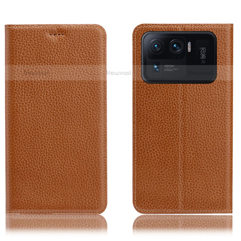 Leather Case Stands Flip Cover H02P Holder for Xiaomi Mi 11 Ultra 5G