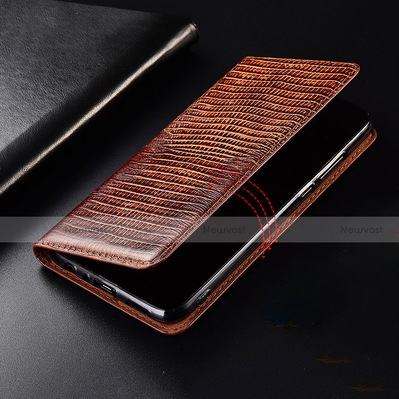 Leather Case Stands Flip Cover H03 Holder for Apple iPhone 13