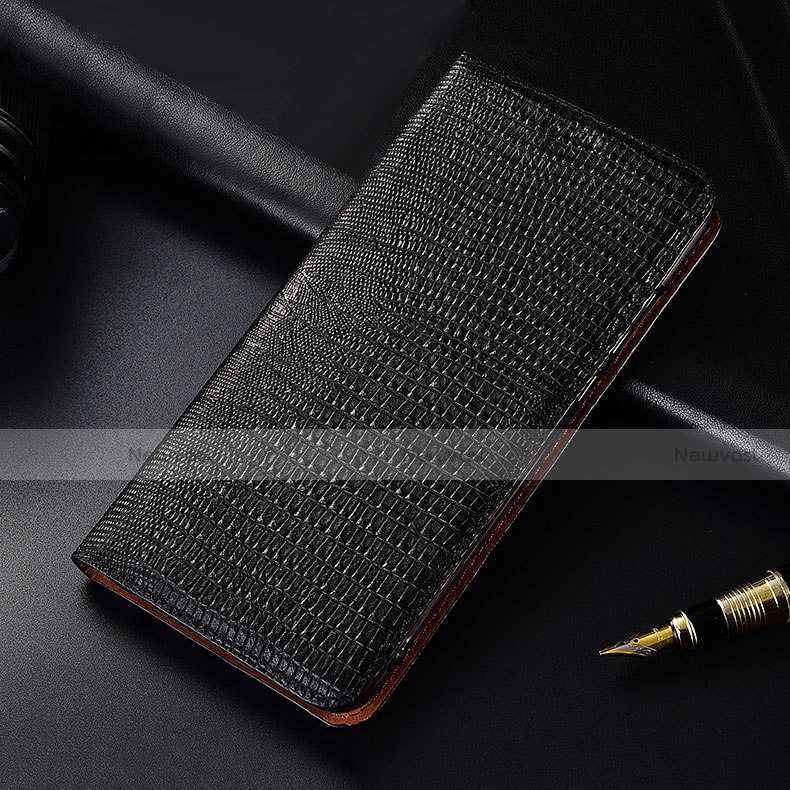 Leather Case Stands Flip Cover H03 Holder for Apple iPhone 13 Mini