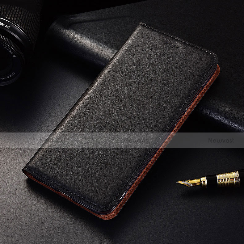 Leather Case Stands Flip Cover H04 Holder for Apple iPhone 13 Mini Black