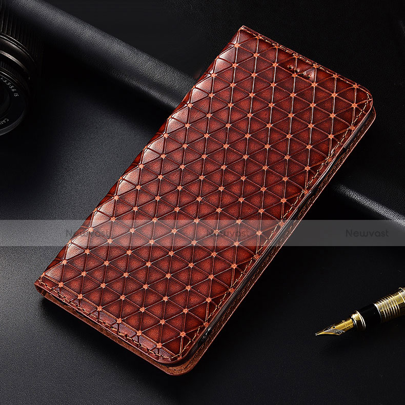 Leather Case Stands Flip Cover H05 Holder for Apple iPhone 14