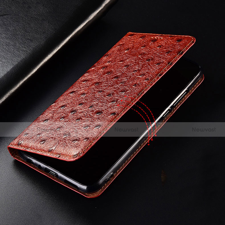 Leather Case Stands Flip Cover H06 Holder for Apple iPhone 13 Mini