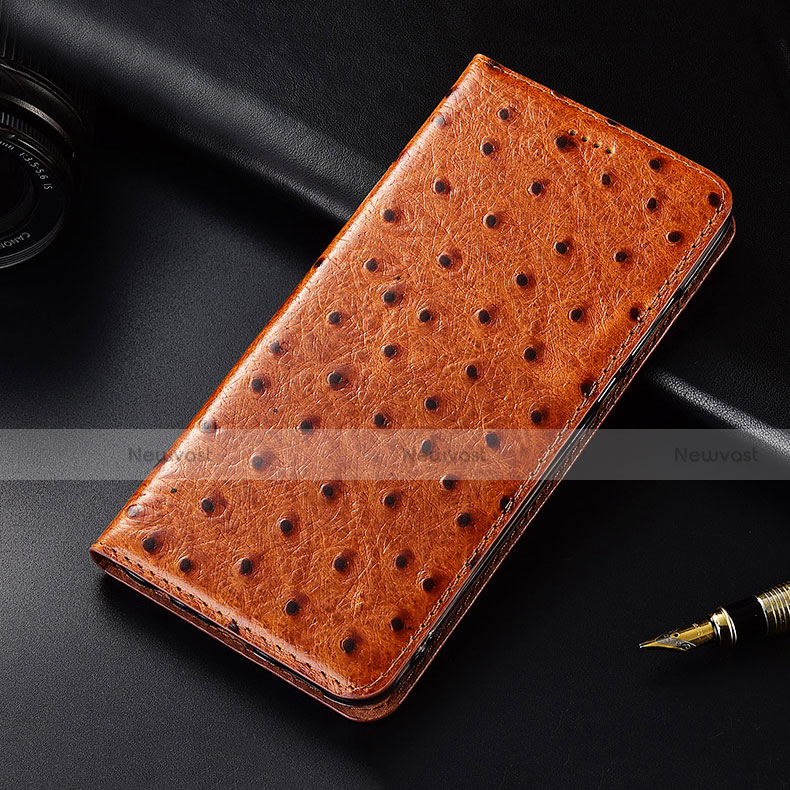 Leather Case Stands Flip Cover H06 Holder for Apple iPhone 13 Pro