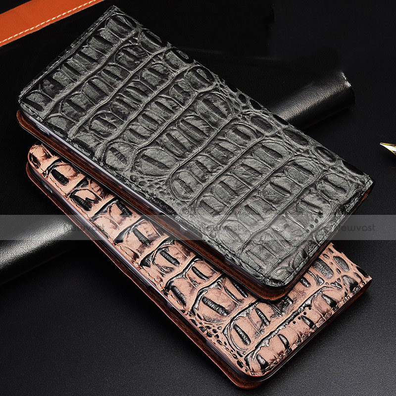 Leather Case Stands Flip Cover H07 Holder for Apple iPhone 14