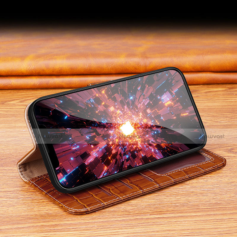 Leather Case Stands Flip Cover H21 Holder for Apple iPhone 13 Pro Max