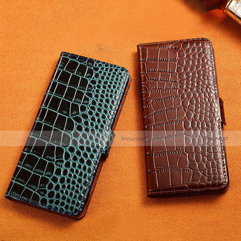 Leather Case Stands Flip Cover H23 Holder for Apple iPhone 13 Mini