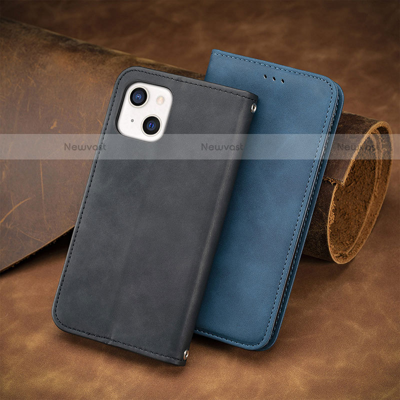 Leather Case Stands Flip Cover H29 Holder for Apple iPhone 13 Mini