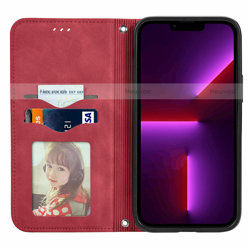 Leather Case Stands Flip Cover H29 Holder for Apple iPhone 13 Mini