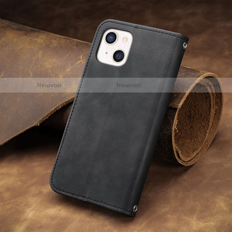 Leather Case Stands Flip Cover H30 Holder for Apple iPhone 14