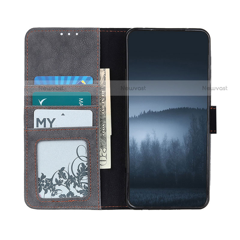 Leather Case Stands Flip Cover Holder A01D for Motorola Moto E30