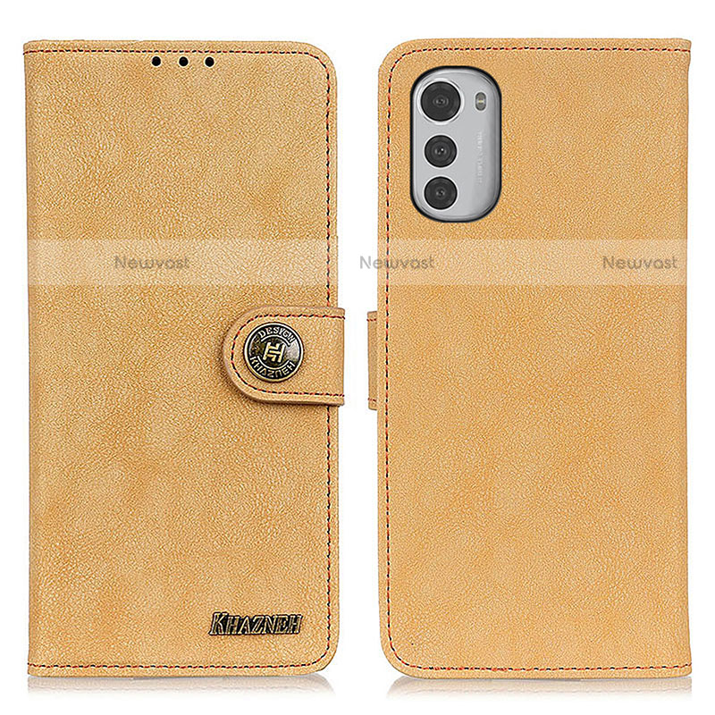 Leather Case Stands Flip Cover Holder A01D for Motorola Moto E32