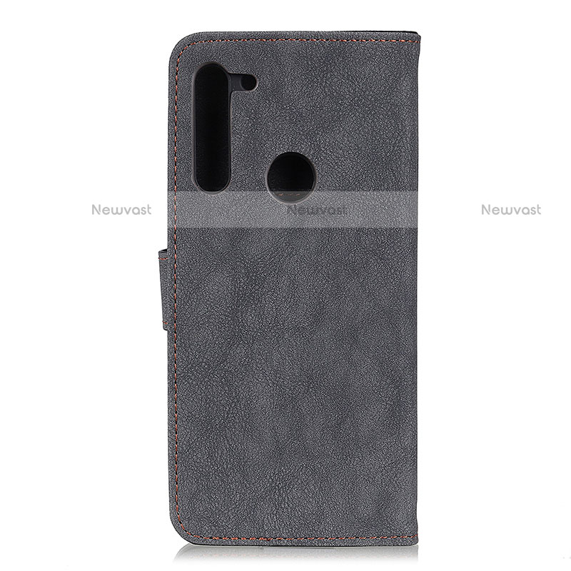 Leather Case Stands Flip Cover Holder A01D for Motorola Moto One Fusion Plus