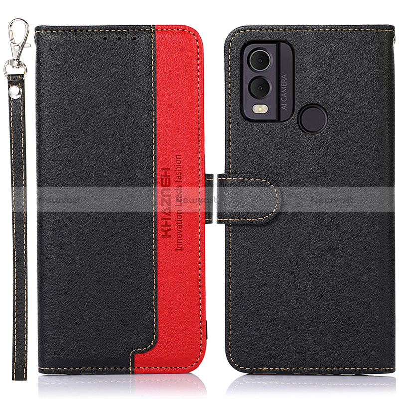 Leather Case Stands Flip Cover Holder A01D for Nokia C22