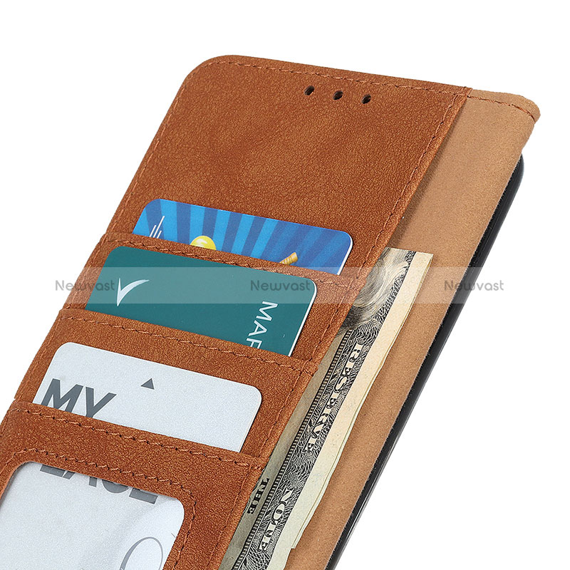 Leather Case Stands Flip Cover Holder A01D for Oppo A16