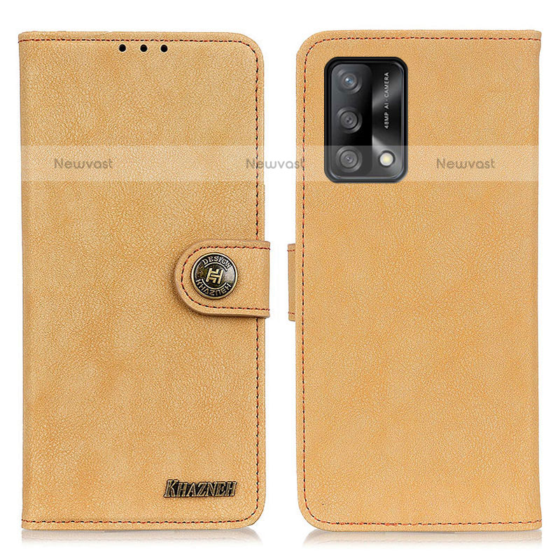 Leather Case Stands Flip Cover Holder A01D for Oppo A74 4G