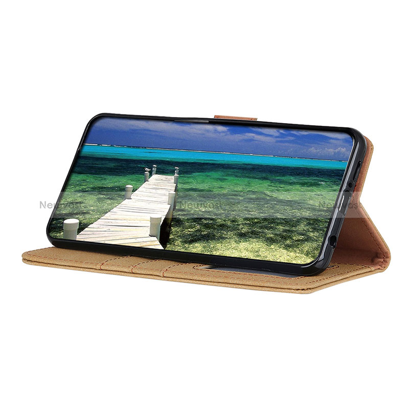 Leather Case Stands Flip Cover Holder A01D for Oppo A74 5G