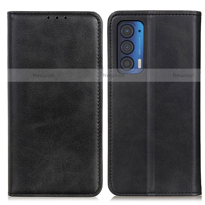 Leather Case Stands Flip Cover Holder A02D for Motorola Moto Edge (2021) 5G