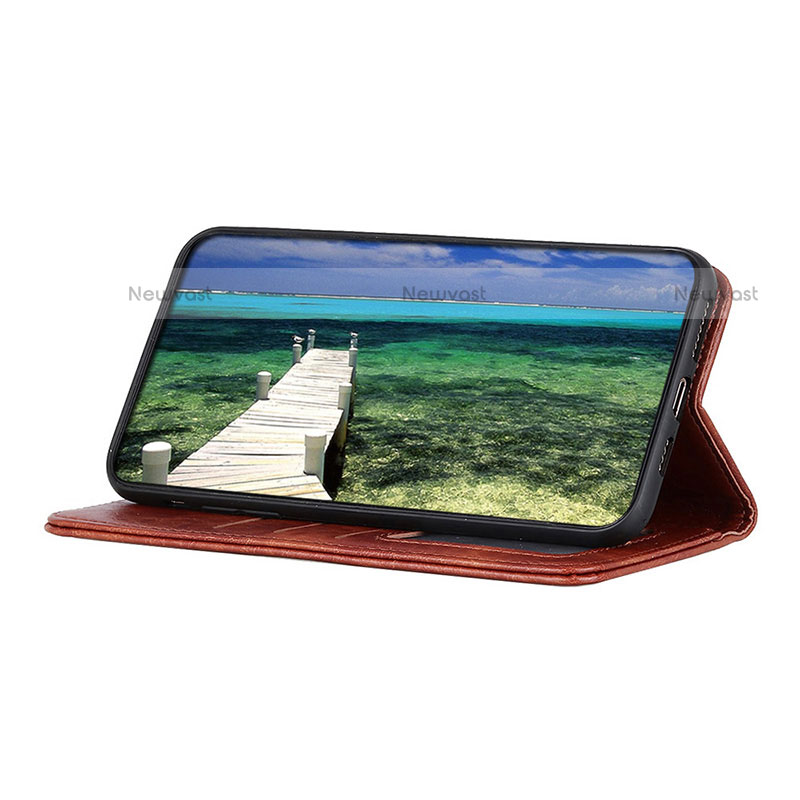 Leather Case Stands Flip Cover Holder A02D for Motorola Moto Edge Lite 5G