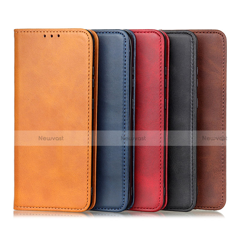 Leather Case Stands Flip Cover Holder A02D for Motorola Moto G Pure