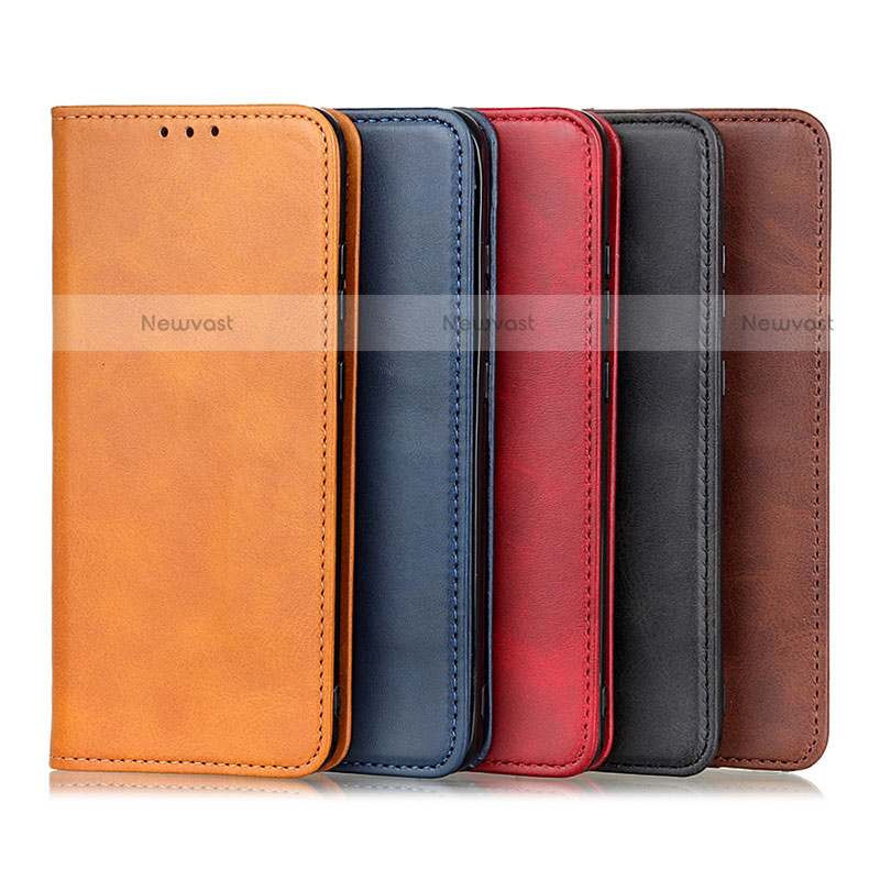 Leather Case Stands Flip Cover Holder A02D for Motorola Moto G200 5G