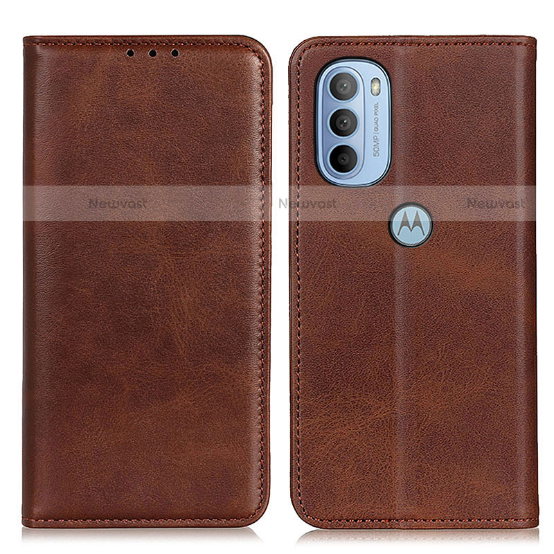 Leather Case Stands Flip Cover Holder A02D for Motorola Moto G31