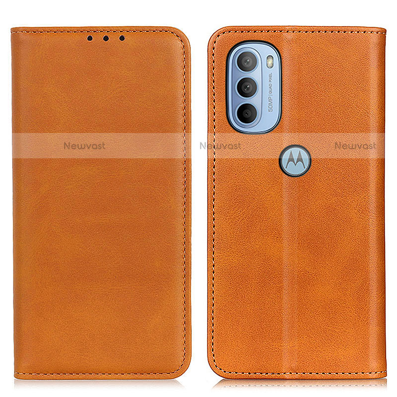 Leather Case Stands Flip Cover Holder A02D for Motorola Moto G31