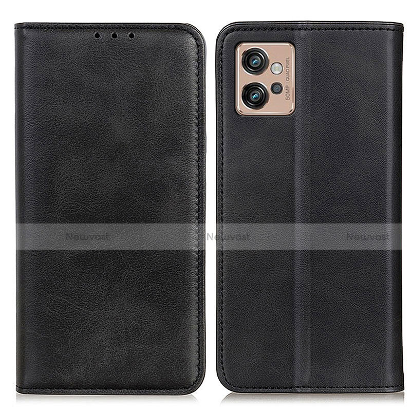 Leather Case Stands Flip Cover Holder A02D for Motorola Moto G32