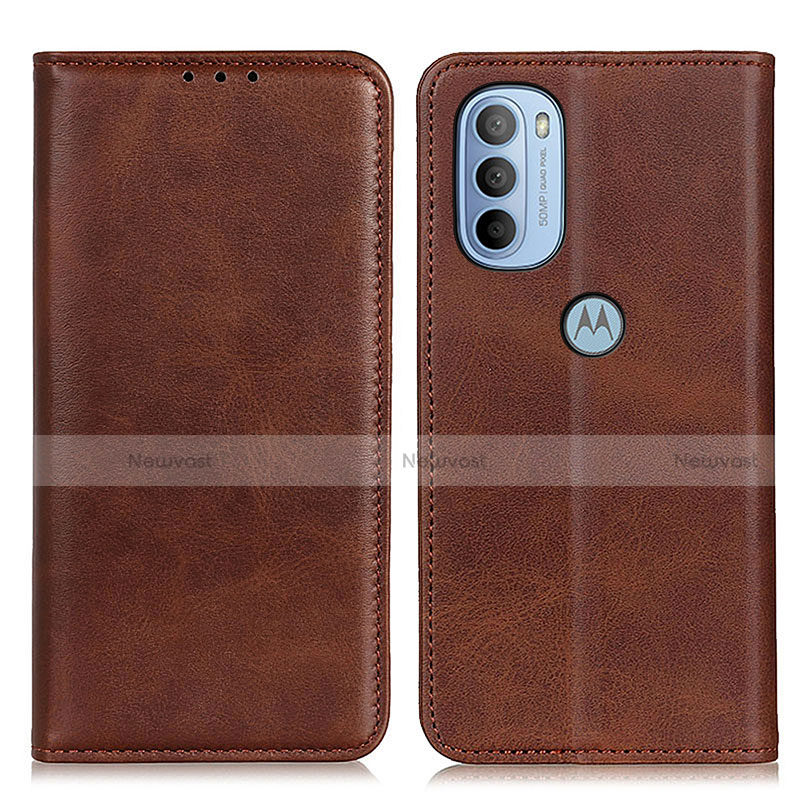 Leather Case Stands Flip Cover Holder A02D for Motorola Moto G41