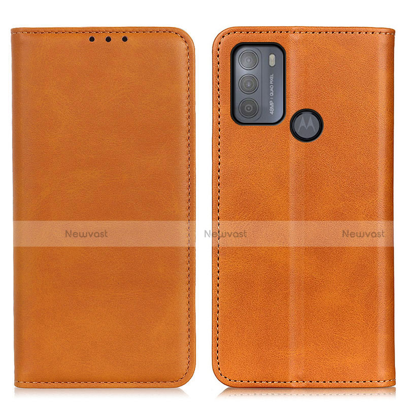 Leather Case Stands Flip Cover Holder A02D for Motorola Moto G50