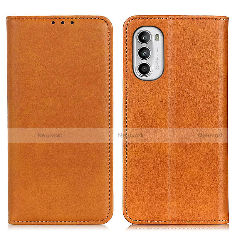 Leather Case Stands Flip Cover Holder A02D for Motorola Moto G82 5G