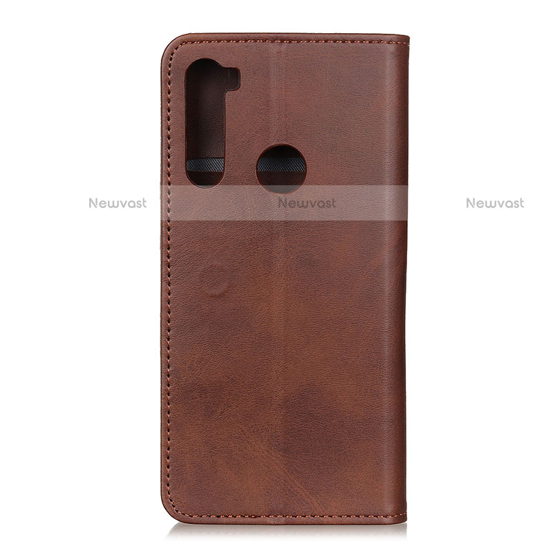 Leather Case Stands Flip Cover Holder A02D for Motorola Moto One Fusion Plus