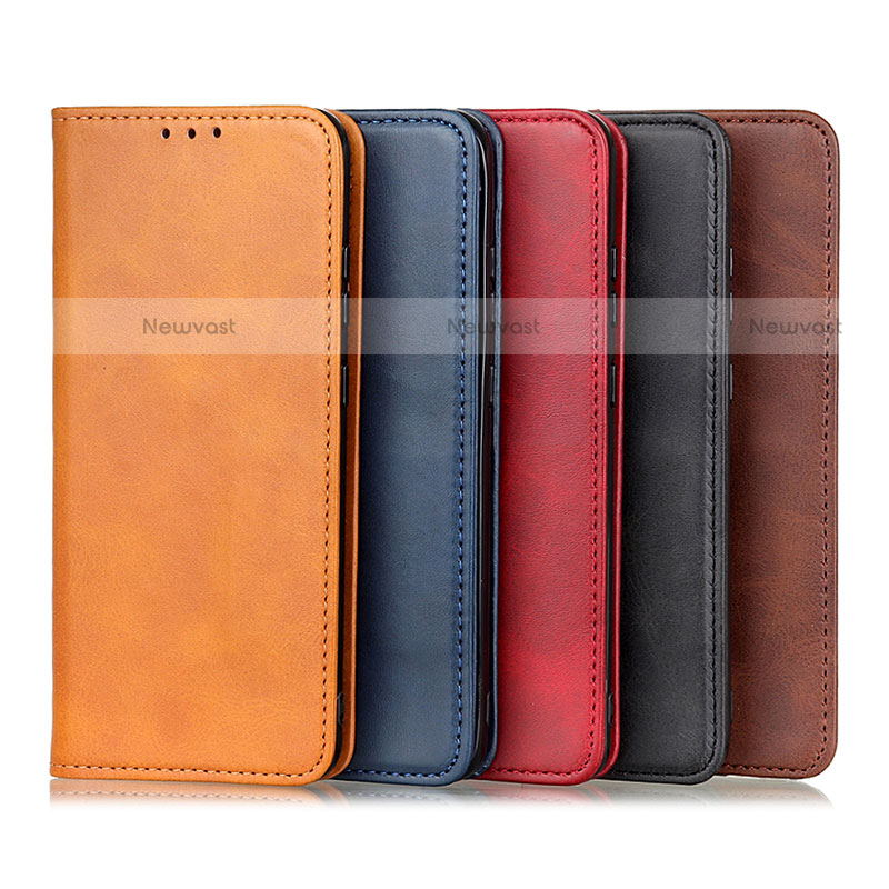 Leather Case Stands Flip Cover Holder A02D for Motorola Moto One Fusion Plus