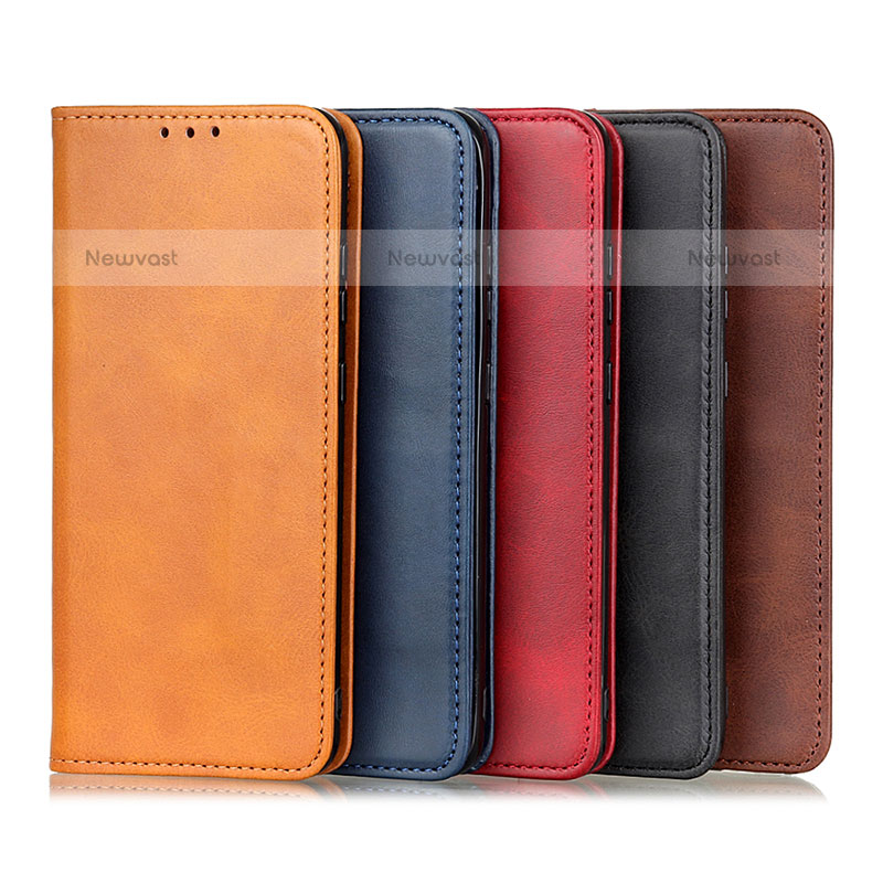 Leather Case Stands Flip Cover Holder A02D for OnePlus Nord N200 5G