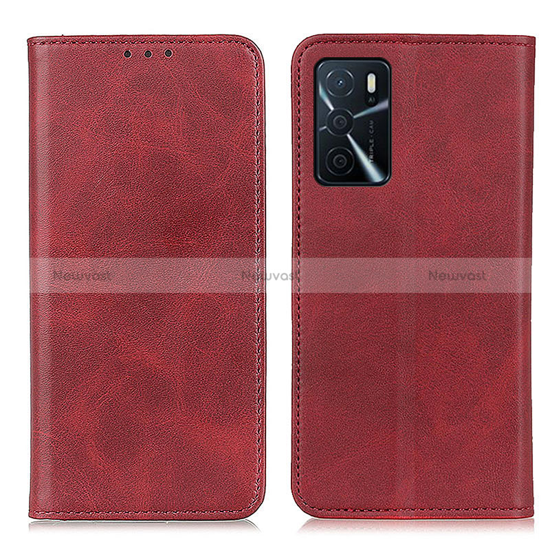 Leather Case Stands Flip Cover Holder A02D for Oppo A16