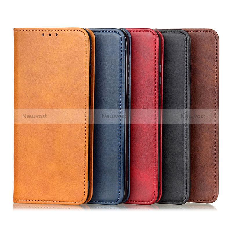 Leather Case Stands Flip Cover Holder A02D for Oppo A53s 5G