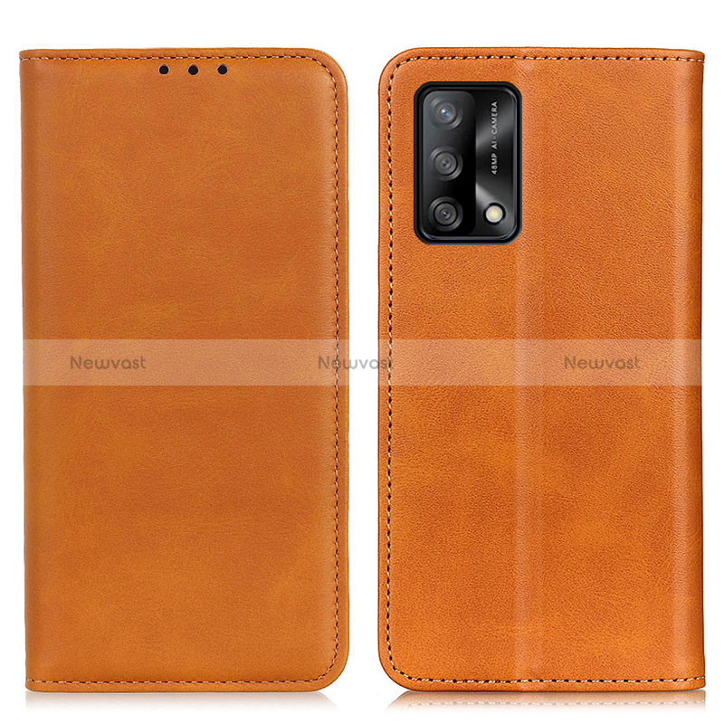 Leather Case Stands Flip Cover Holder A02D for Oppo A95 4G