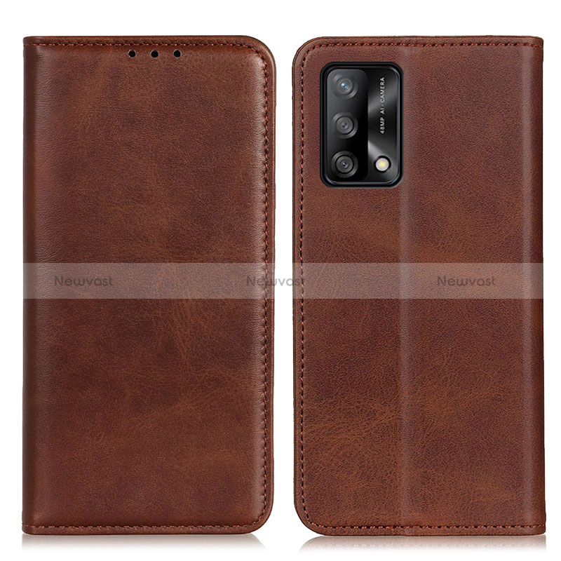 Leather Case Stands Flip Cover Holder A02D for Oppo A95 4G