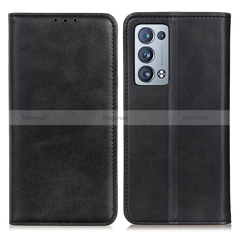 Leather Case Stands Flip Cover Holder A02D for Oppo Reno6 Pro 5G