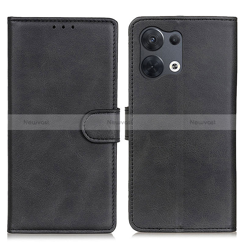 Leather Case Stands Flip Cover Holder A02D for Oppo Reno8 5G