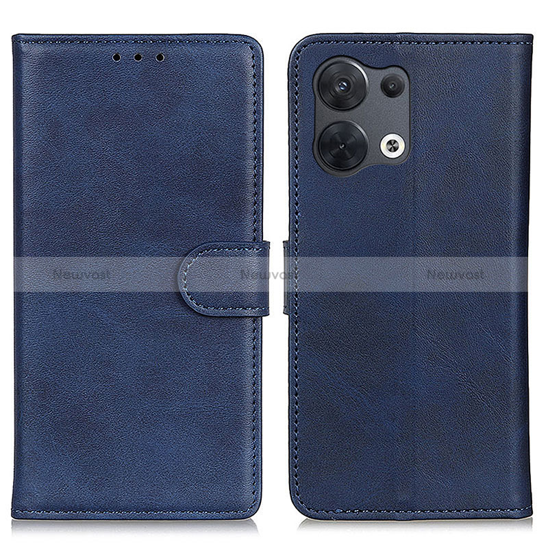 Leather Case Stands Flip Cover Holder A02D for Oppo Reno9 5G