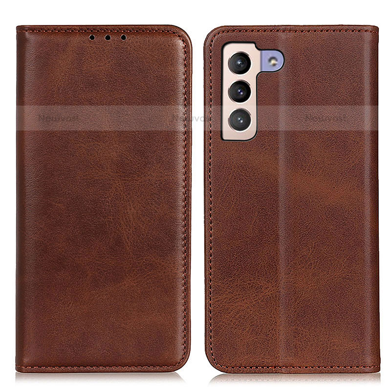 Leather Case Stands Flip Cover Holder A02D for Samsung Galaxy S21 5G