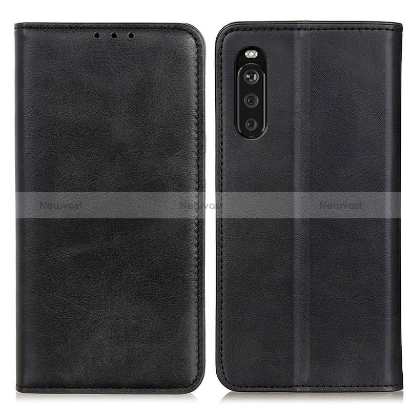 Leather Case Stands Flip Cover Holder A02D for Sony Xperia 10 III