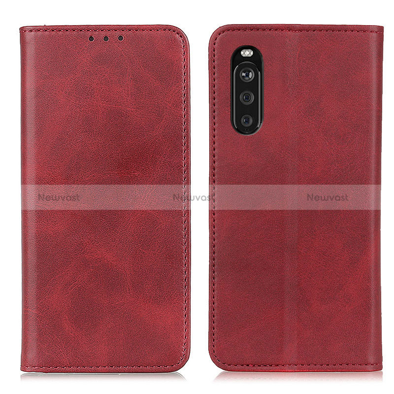 Leather Case Stands Flip Cover Holder A02D for Sony Xperia 10 III
