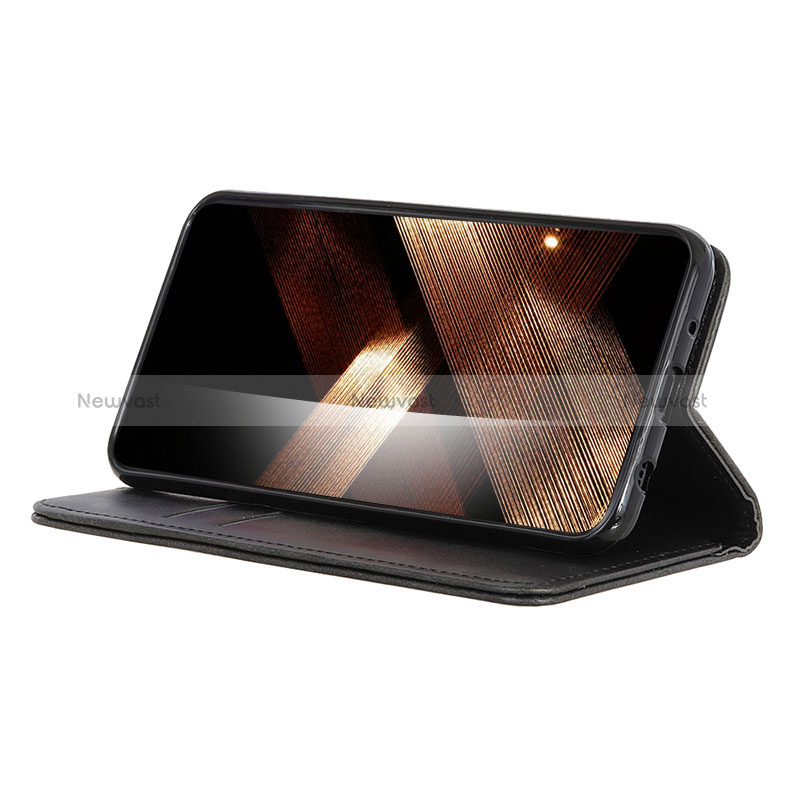 Leather Case Stands Flip Cover Holder A02D for Xiaomi Redmi 13C
