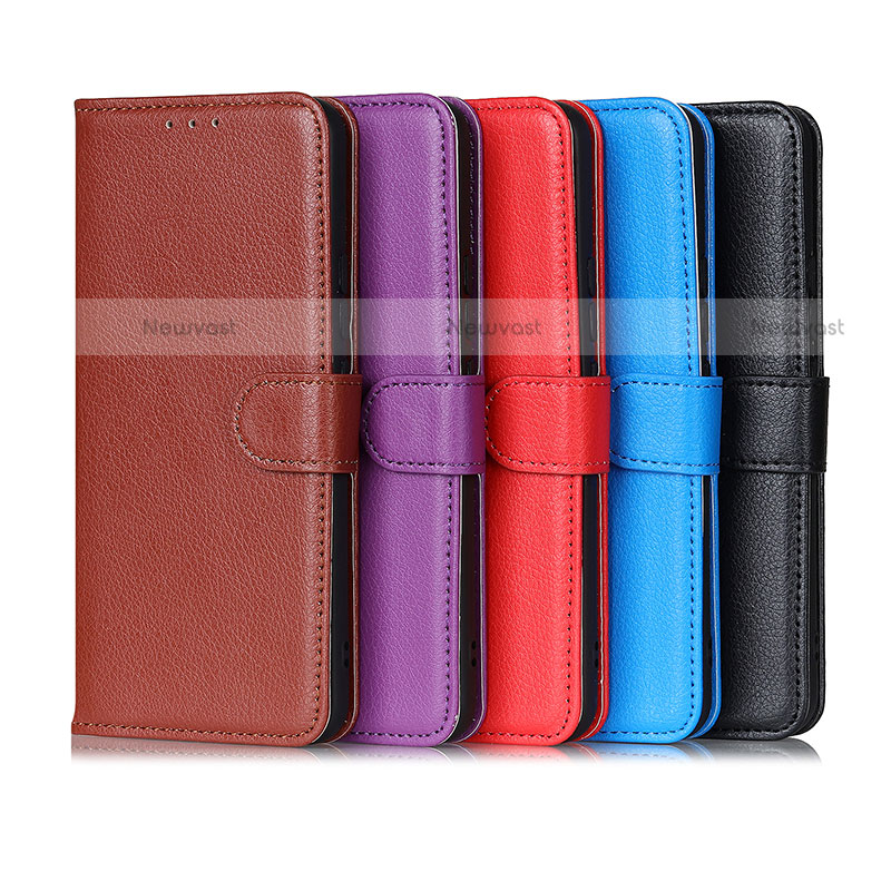 Leather Case Stands Flip Cover Holder A03D for Motorola Moto E32s