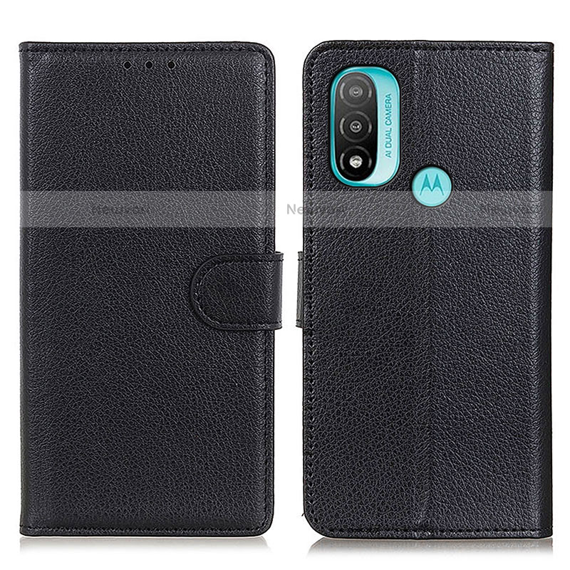 Leather Case Stands Flip Cover Holder A03D for Motorola Moto E40