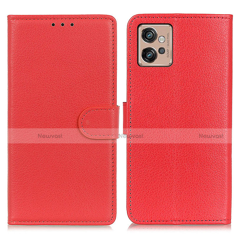 Leather Case Stands Flip Cover Holder A03D for Motorola Moto G32