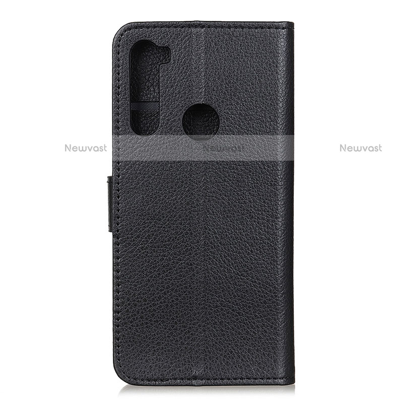 Leather Case Stands Flip Cover Holder A03D for Motorola Moto One Fusion Plus