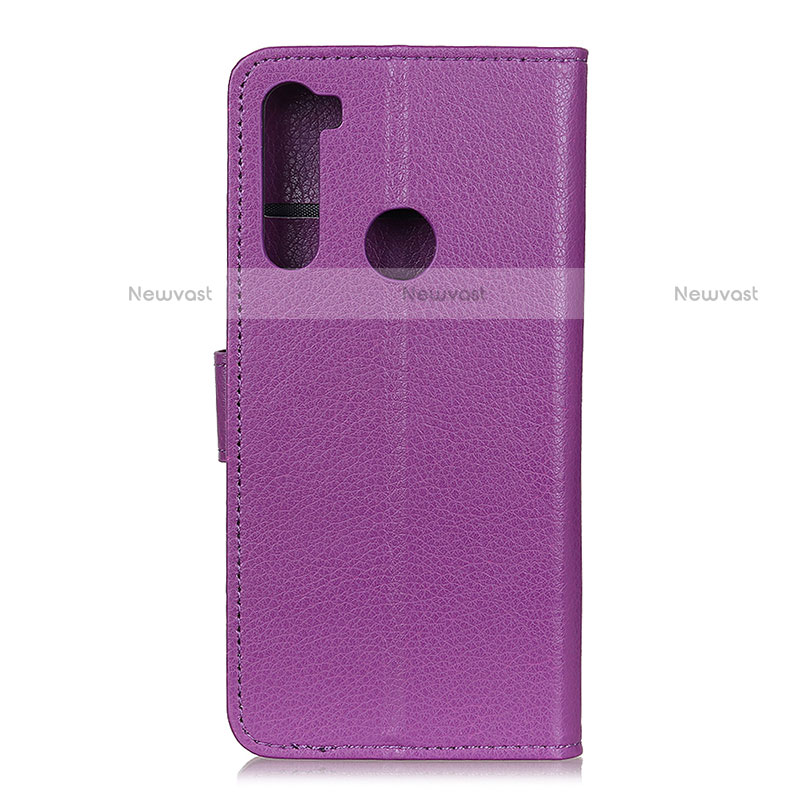 Leather Case Stands Flip Cover Holder A03D for Motorola Moto One Fusion Plus